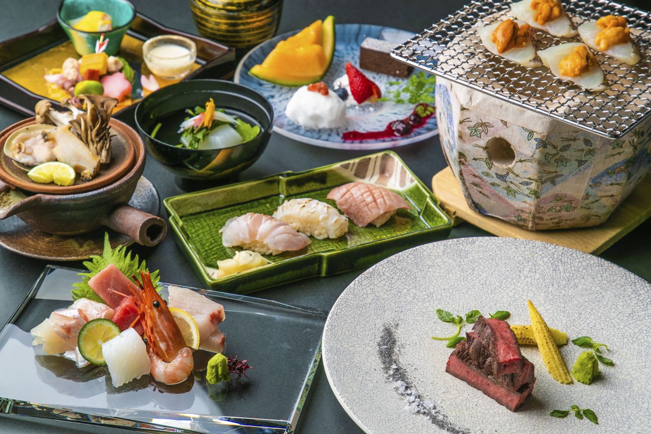 料理長おまかせ豪華『絢爛』懐石　9品