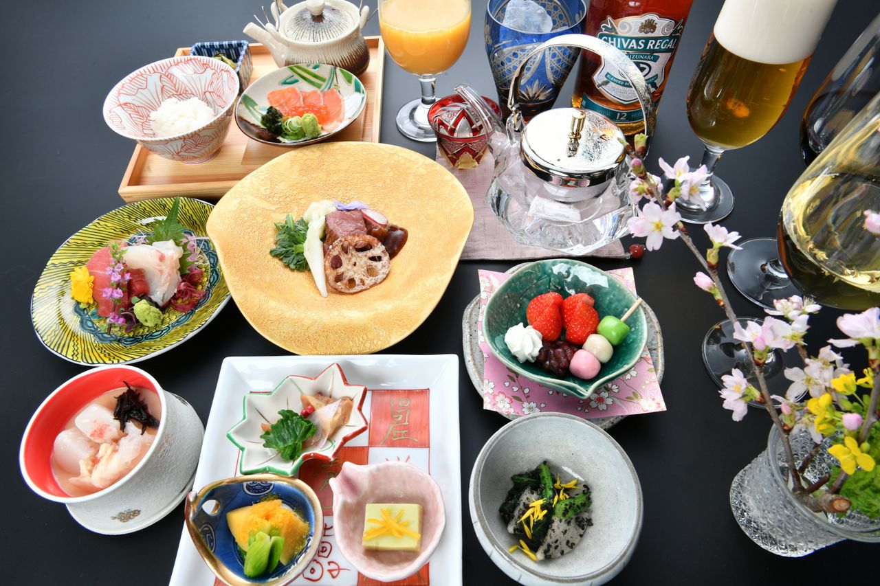 春の旬会席と季節の美酒プラン　　150分飲み放題付