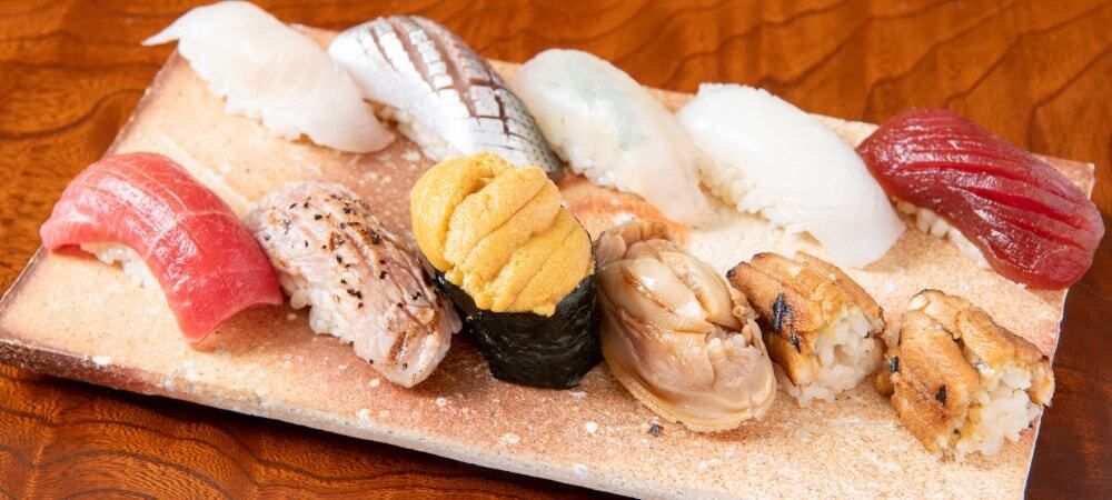 ランチおまかせコース（大トロ・雲丹など）【WEB予約限定で1ドリンクサービス】