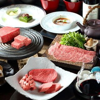 [For business entertainment and anniversaries] A special course with the ultimate in luxury, with the main course being Kuroge Wagyu beef sirloin and Chateaubriand.