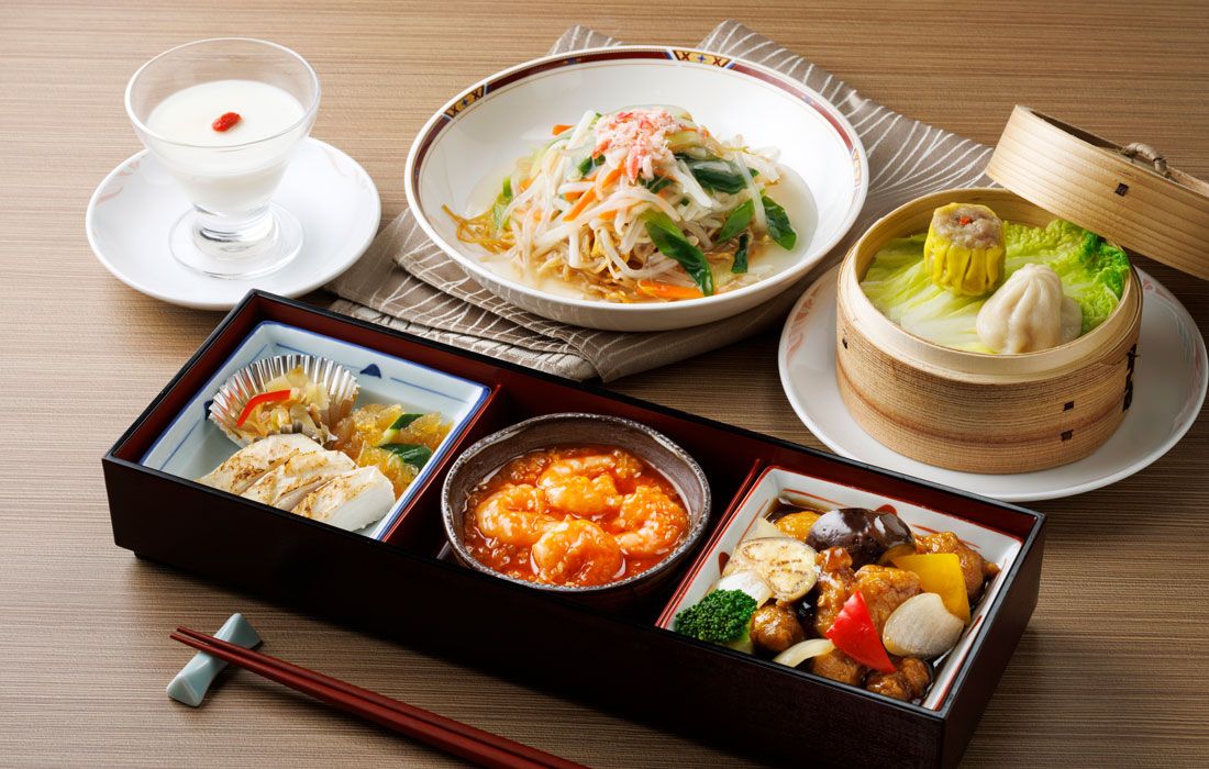【土日祝日限定】午餐桃花セット（ウーサントウカセット）