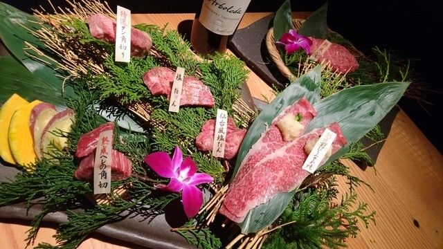 〜お祝いなどの利用シーンにピッタリ〜おまかせコース<8,000円～20,000円>肉マイスターが厳選するコースです。