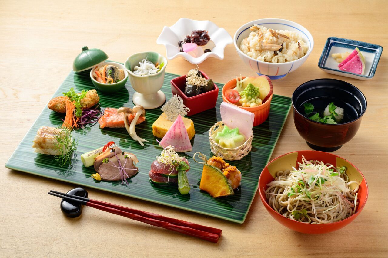 镰仓时令美食～五彩通～12 Obanzai Gozen