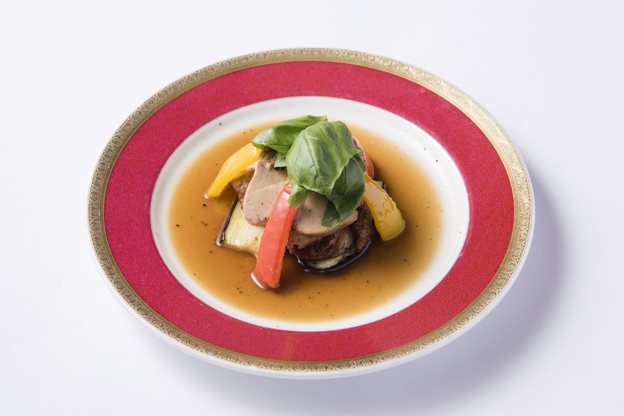 Anglerfish with authentic soy sauce (Course B)