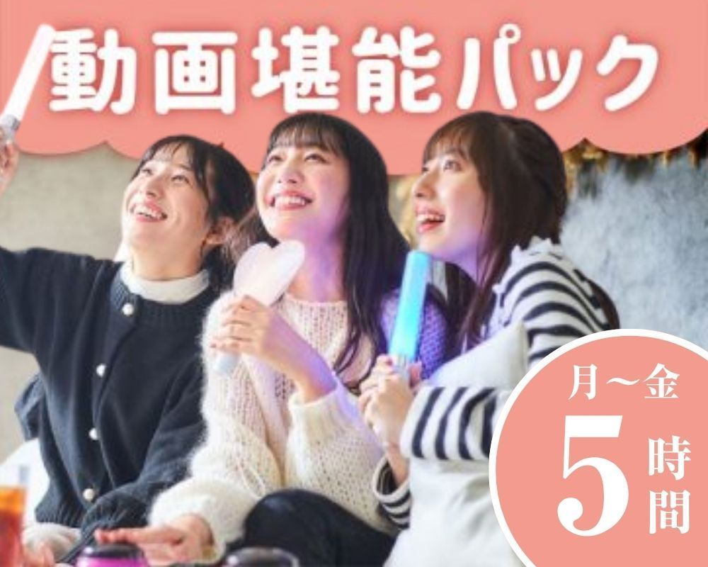[Monday-Friday ★ Limited-Time Price] Video Enjoyment Pack 5 Hours