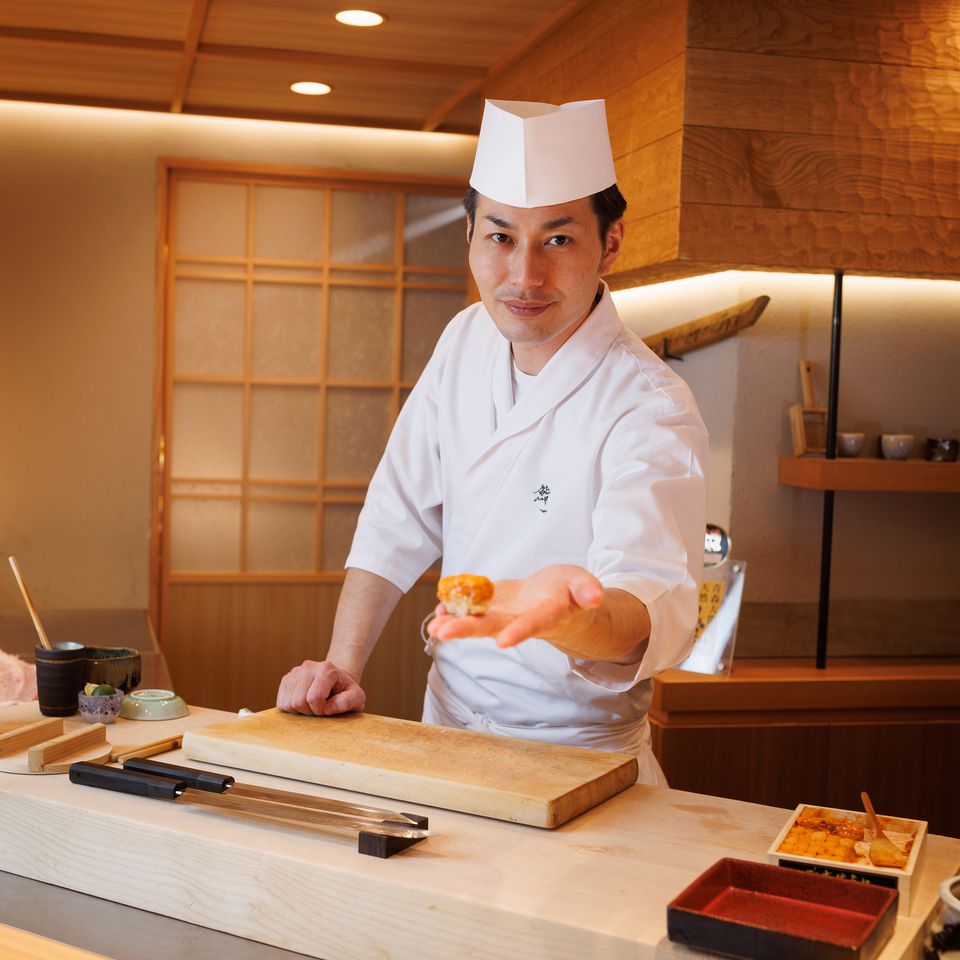 鮨と日本酒のペアリングコース