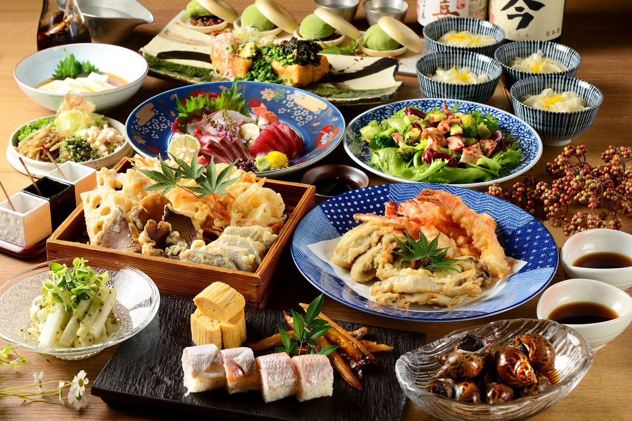 ★★彩りコース  10品【90分飲放付】6,000円（税込み）