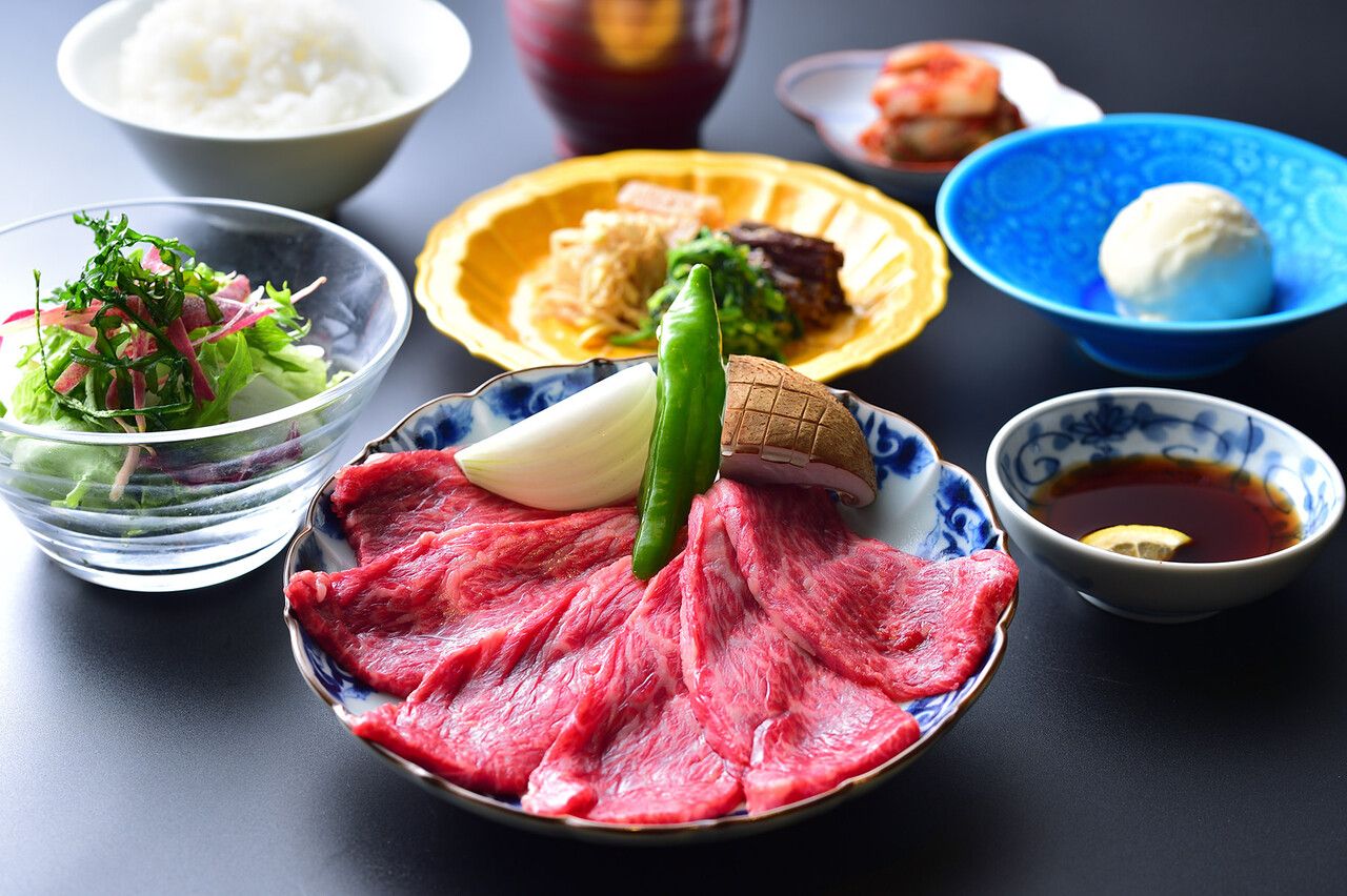 Sakakiyama beef yakiniku lunch