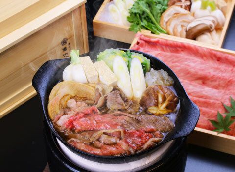 Tokusen Course (including the outside seating along the river)