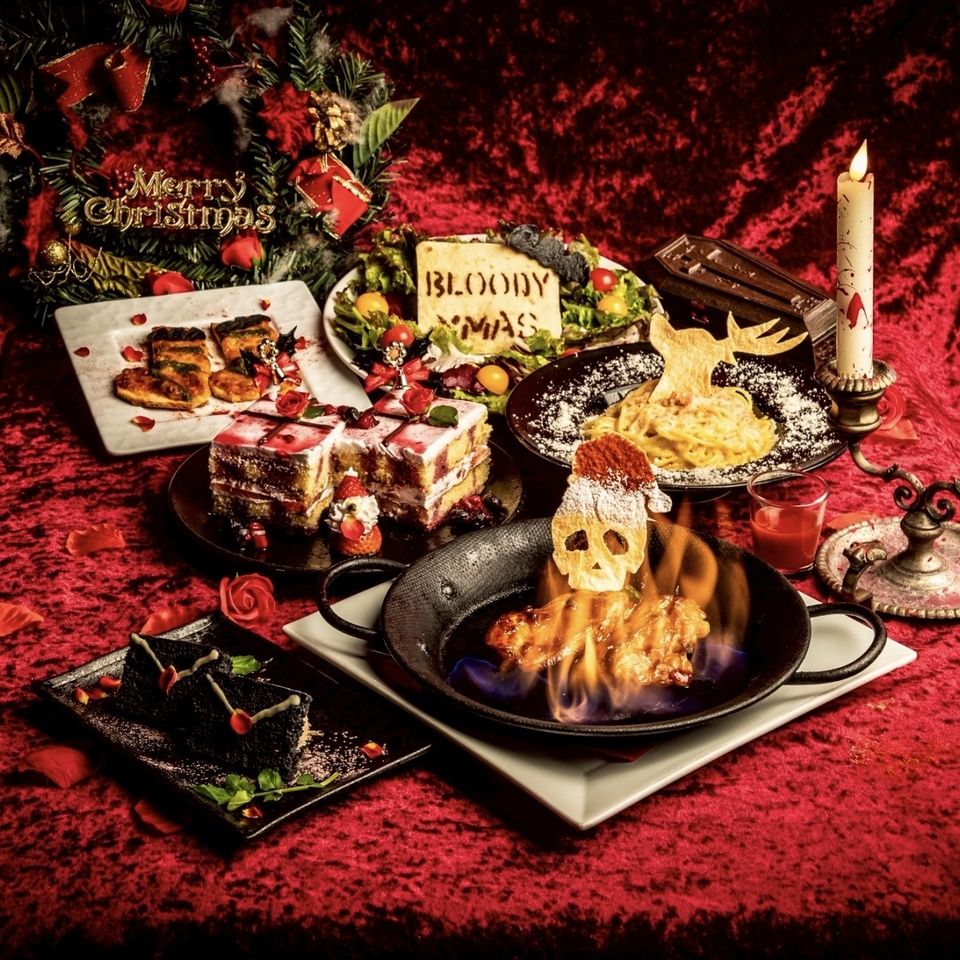 Dracula’s Castle Bloody Christmas Course　5,000 yen (tax included)