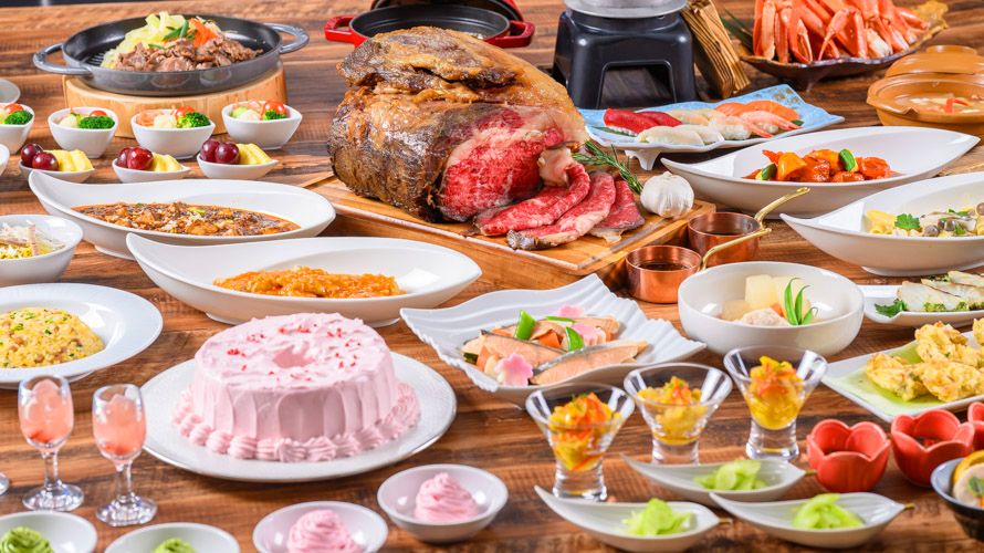 Dinner buffet for primary school students