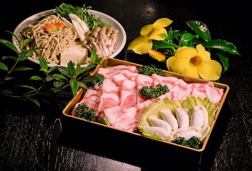 Lunch special Agu pork shabu-shabu