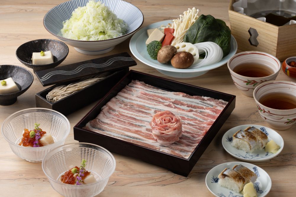 [Lunch] Dashi shabu-shabu "Yura Yura" (Hiyama special pork)