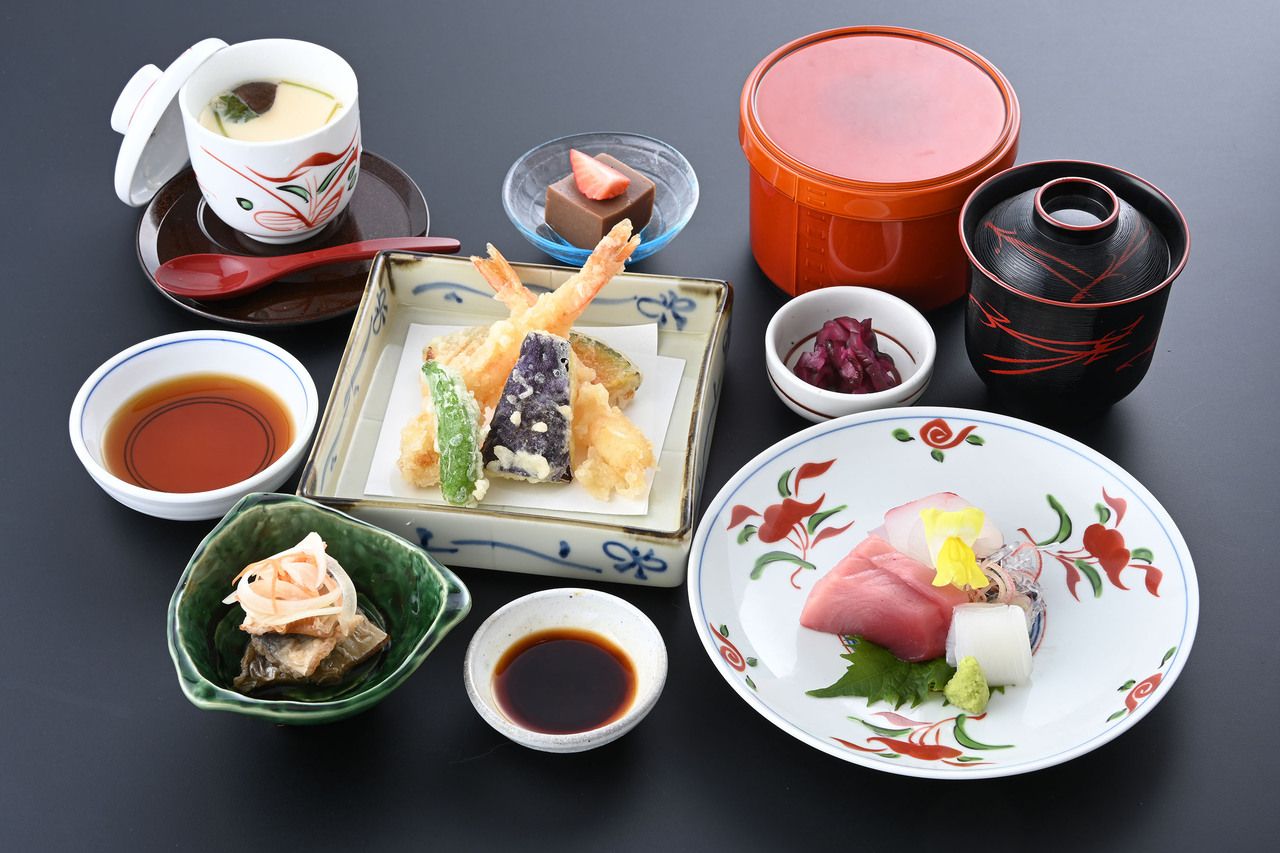 Geishu Gozen (Geishu regional set meal)