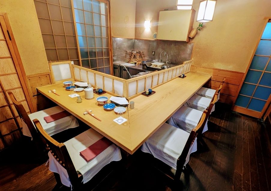 [Lunch] Counter seating, Tempura course ¥19,800 (tax included)