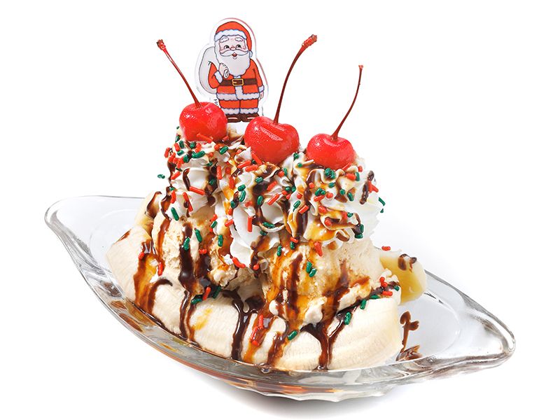 クリスマス バナナスプリット (期間限定/お席なし)