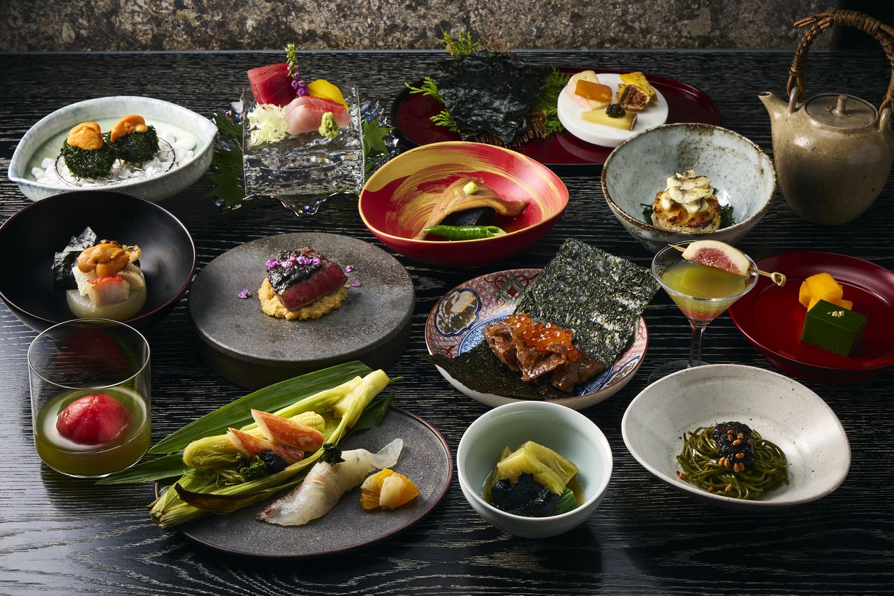 【YAMAMOTOYAMA KAHE】Weekend Exclusive - Kappo Kaiseki | Savor the Ultimate Feast of Tea and Nori at our Historic Birthplace