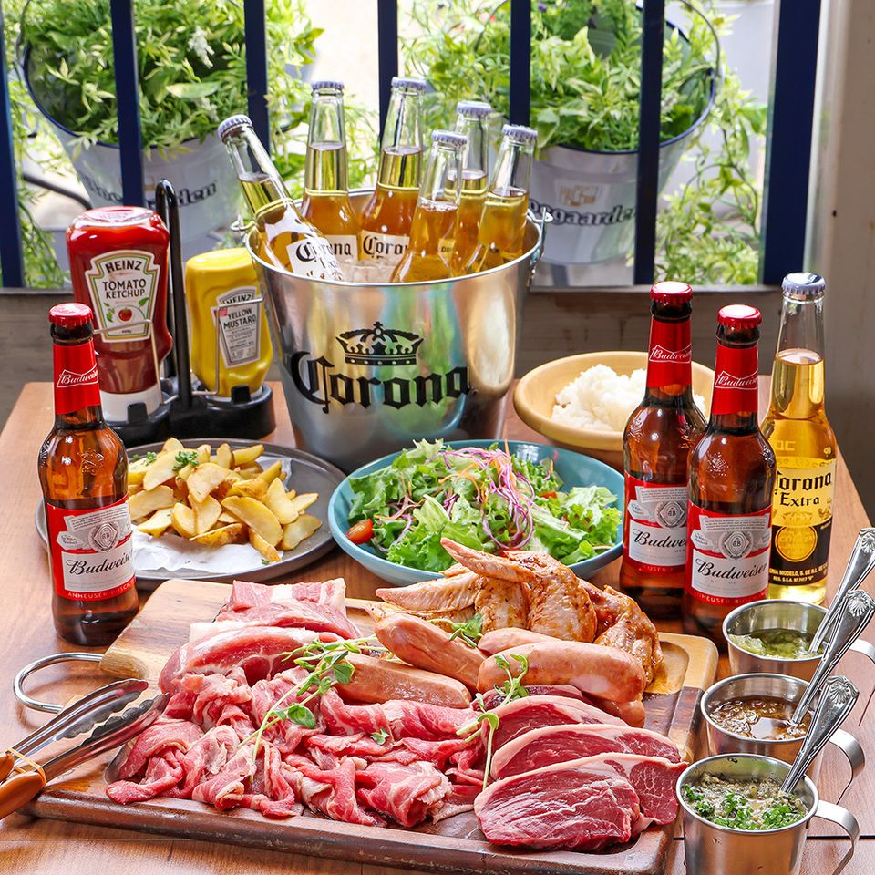 [Terrace only] A light BBQ plan for casual enjoyment on the open terrace! *Includes all-you-can-drink