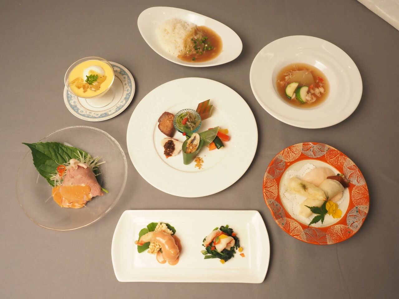 Seasonal “宝珠 (Hōju)” Course — ¥8,800 per person (tax included). Available for parties of 2 or more.