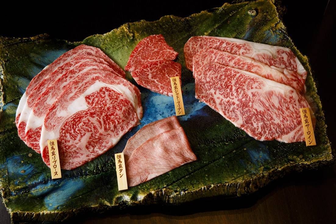 神戸ビーフ 《但馬玄-たじまぐろ-》Aコース  Kobebeef  Tajimaguro A course