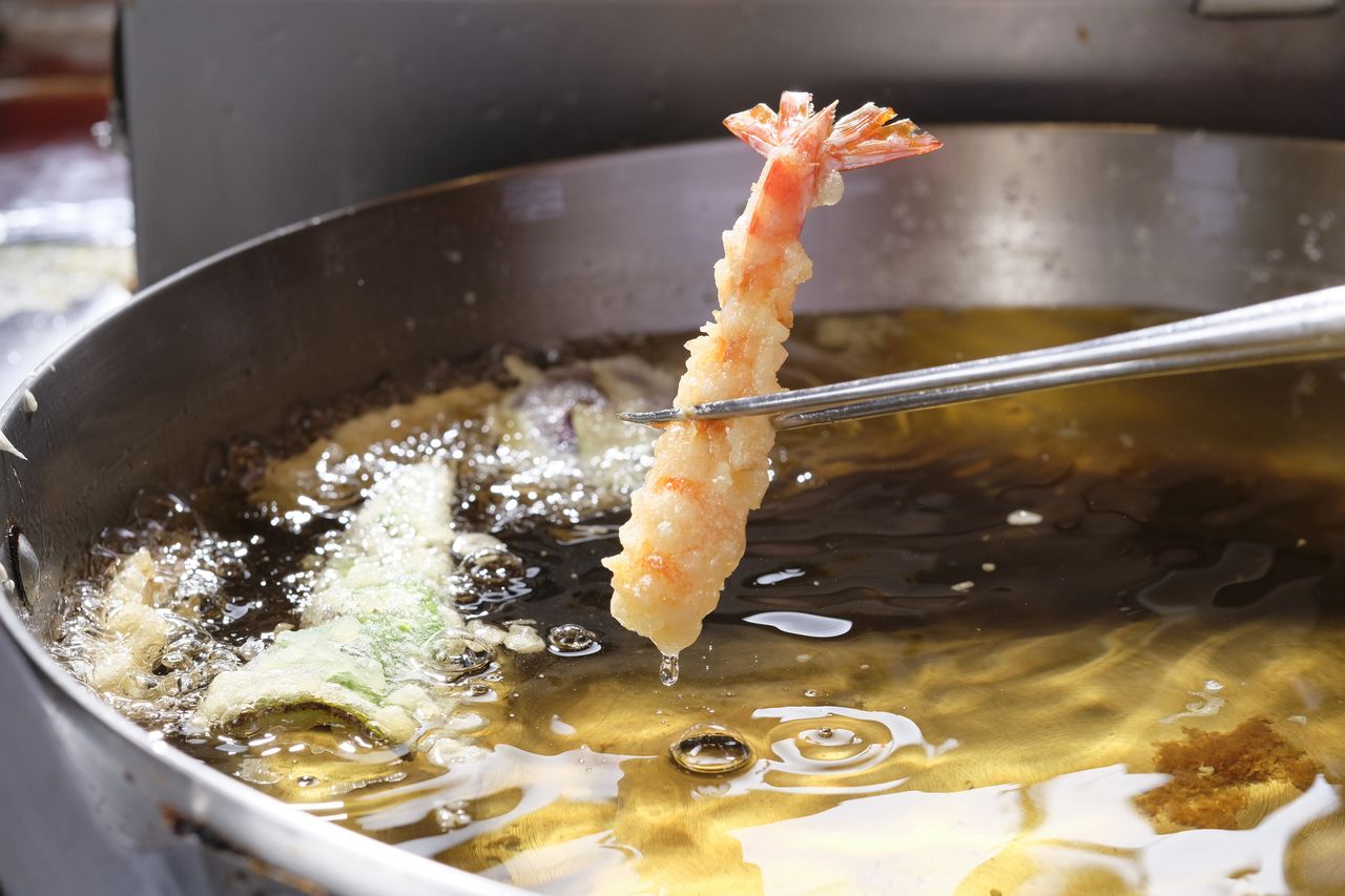 お昼の天ぷらコース「八坂」（天ぷら10品）