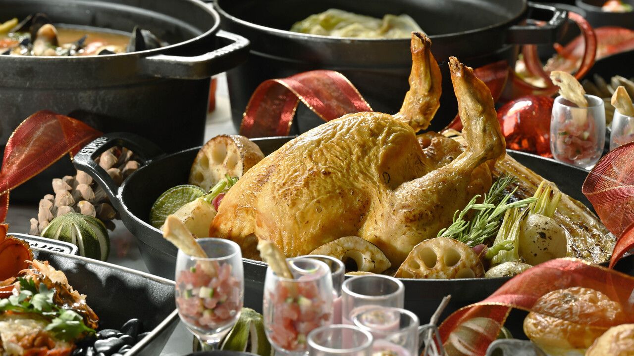 Christmas/Lunch Buffet/Unlimited Time/a glass of Sparkling wine