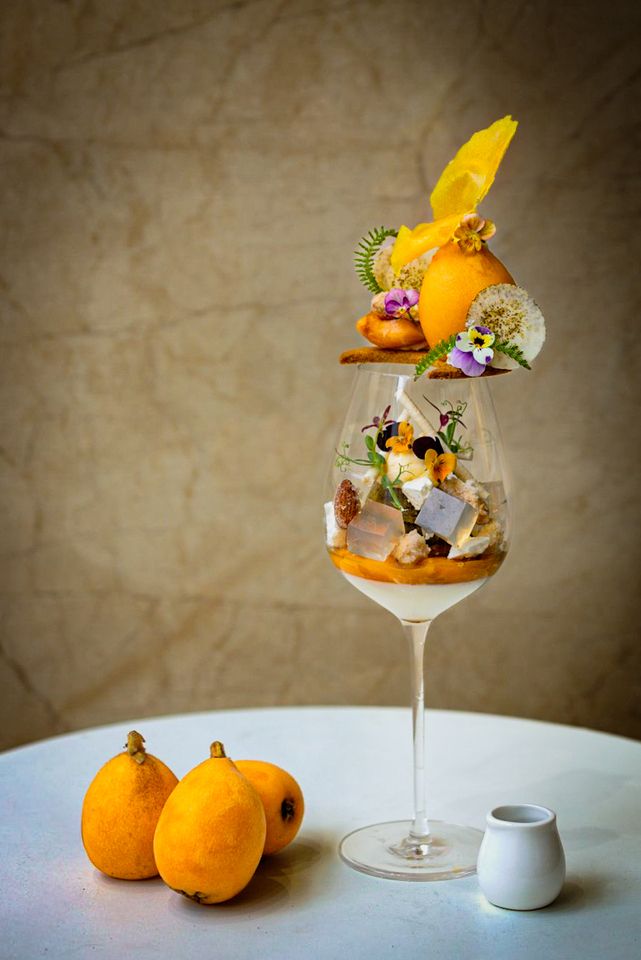 Seasonal Fruit Parfait with Choice of Drink — Available from November 25
