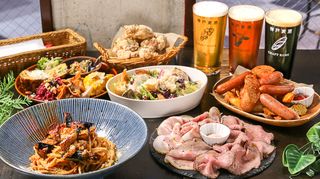 【忘新年会コース】国産牛ローストビーフ＆神戸ポークローストポーク付き～《飲み放題デラックス付き》