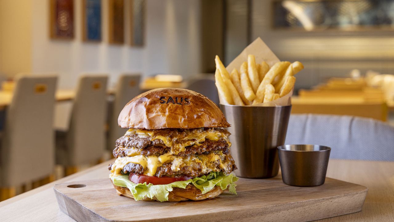 【Brew33 Bar】Anniversary Double Smash Cheeseburger