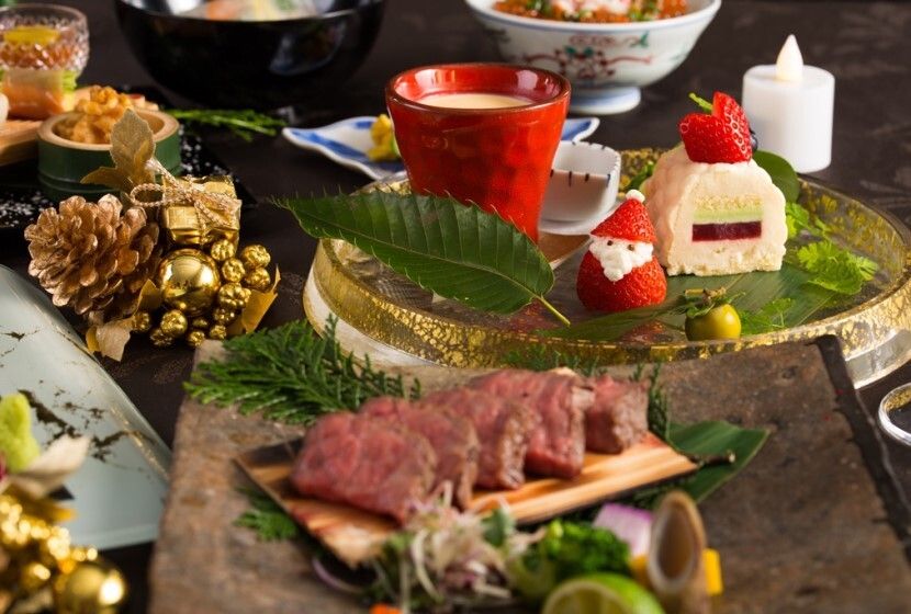 クリスマス特別懐石 ｜極　<内側テーブル席>