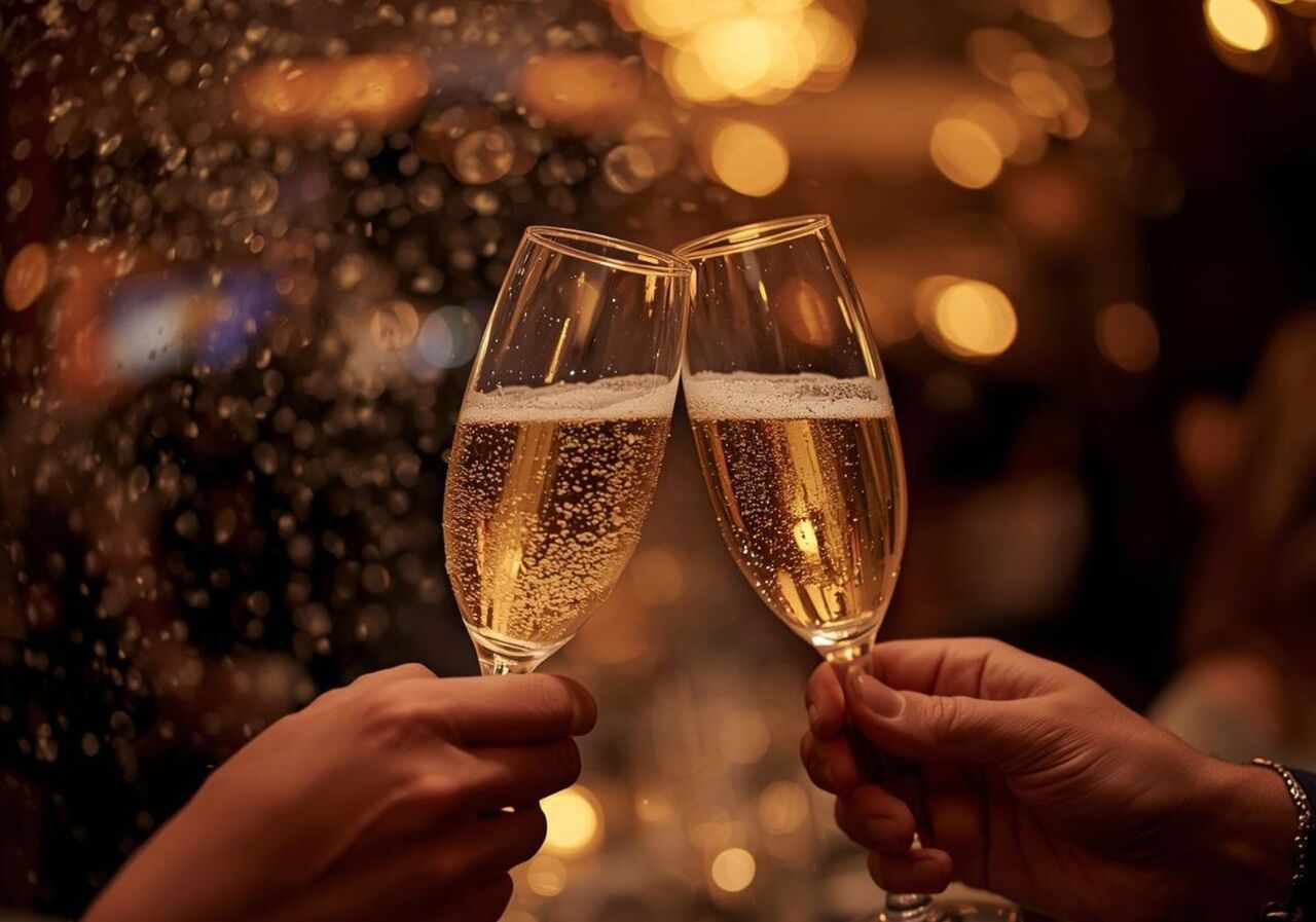 Champagne + Free-flow Sake Course (Lunch)