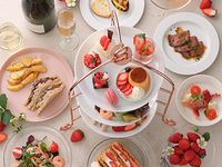 1/15～3/16【1階席 ディナー 17:00～】KIHACHIのナイトアフタヌーンティー ～佐賀 平川農園のいちごさんスペシャル～