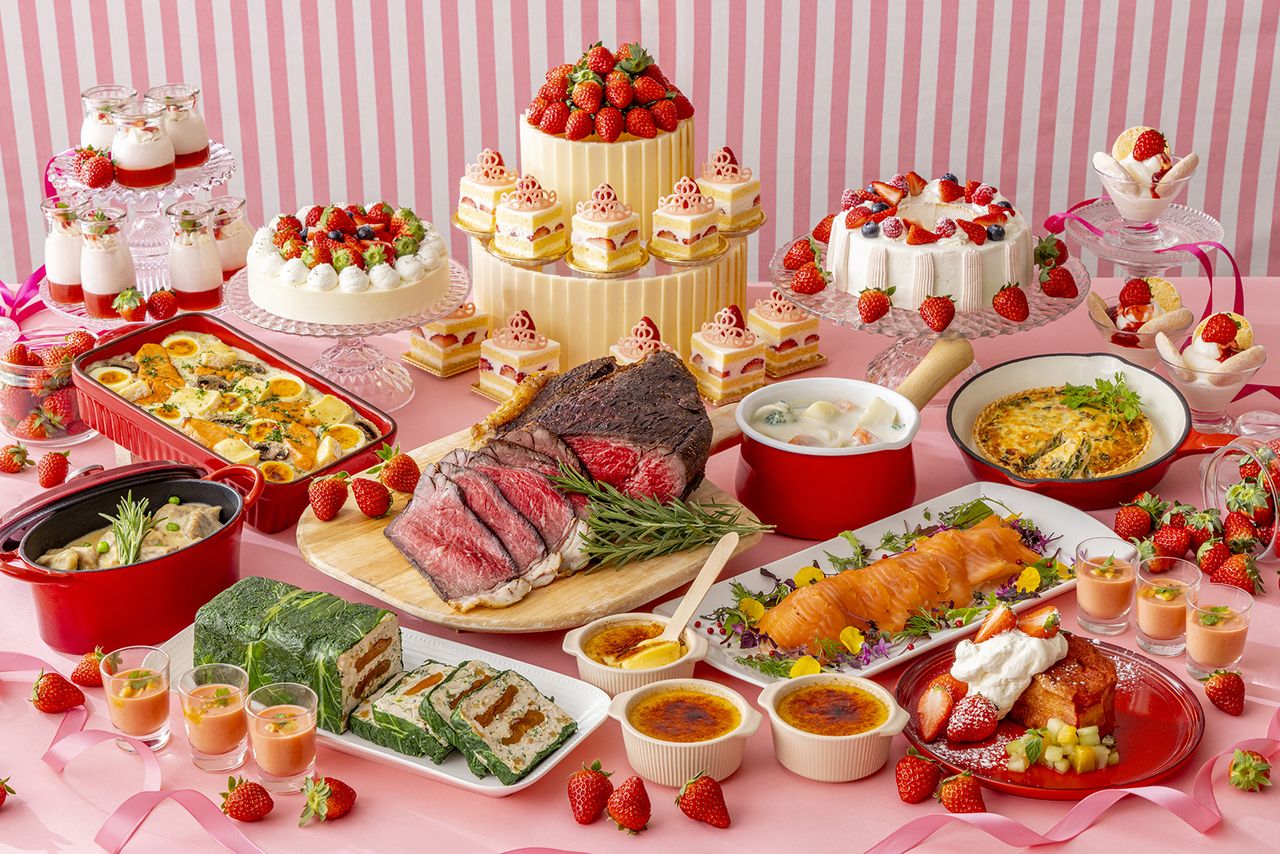 【早割！平日ランチ】1部：11:30～13:00までの90分制★大人20％割引★＜1月5日-2月28日＞ いちごとミルクのプレシャス・マリアージュ