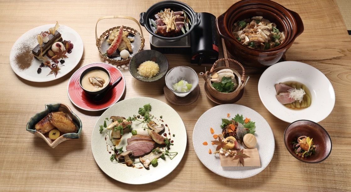 Chicken kaiseki — "Ume" 