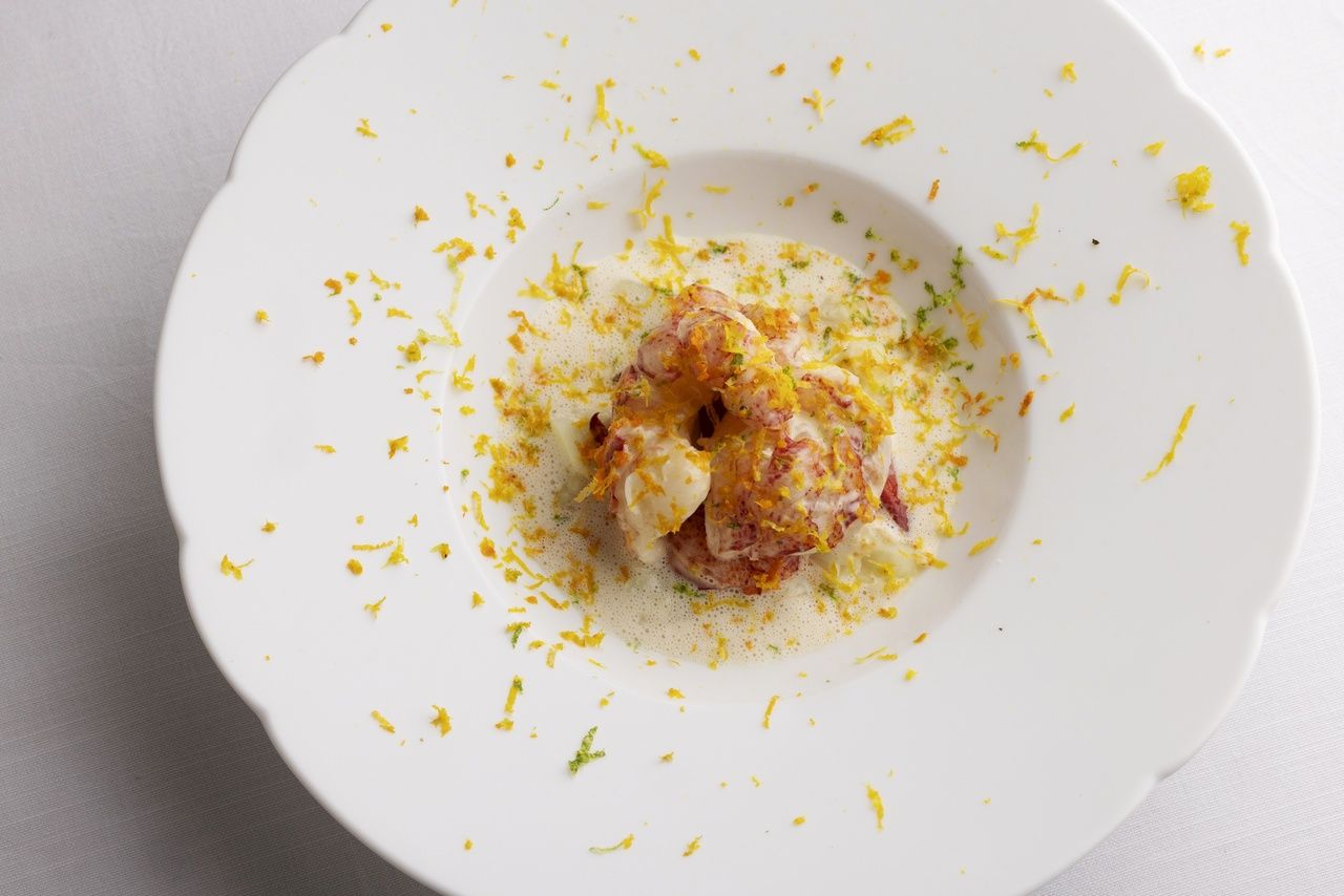 Menu Évidemment (semi-private room)