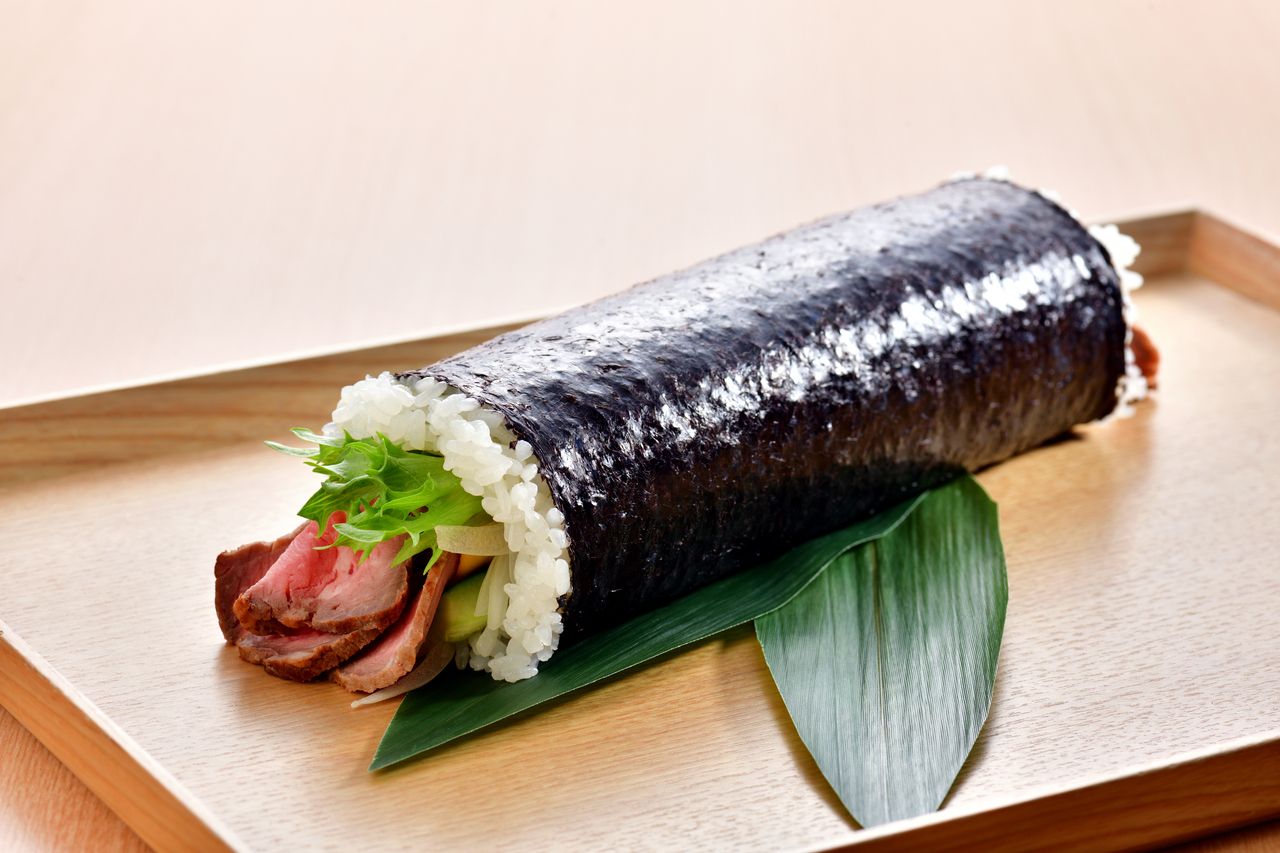 【節分恵方巻】世羅牛ローストビーフ巻