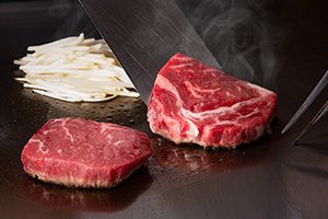国産牛 ステーキランチ100g*