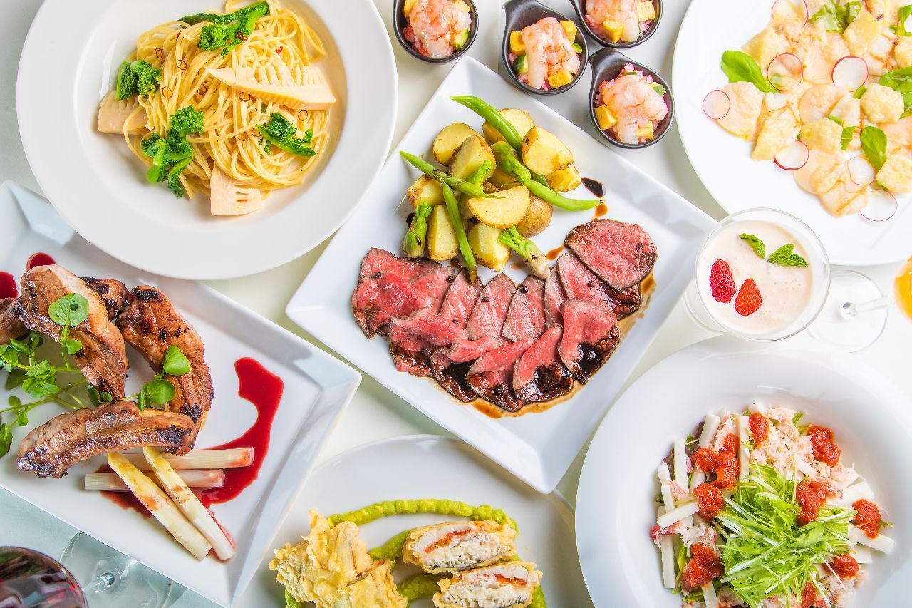 【Spring PARTY】GOLKAコース 8品【3H飲放付】7,000円(税込)　★完全個室/スパークリングワイン飲み放題★