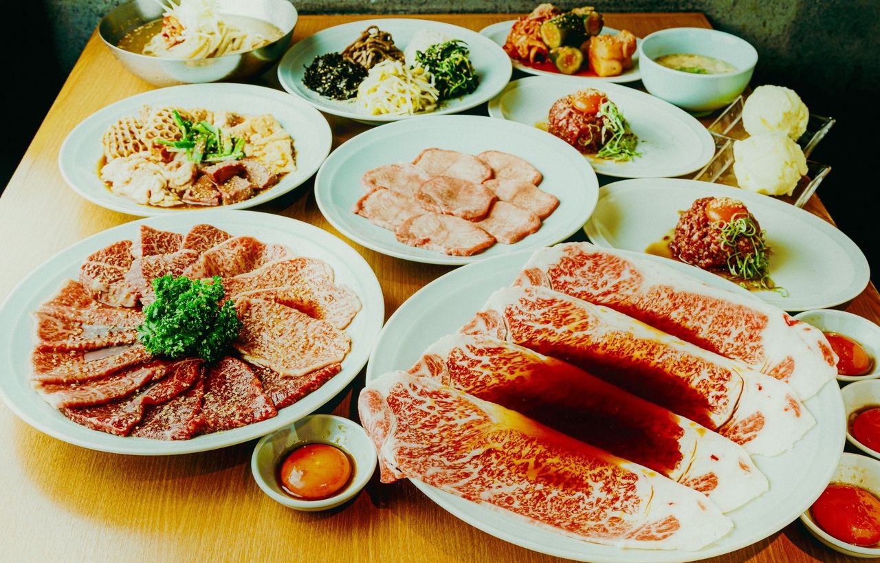 《サーロイン一枚焼き付き》 名物肉どうしコース　5,500円【お料理のみ】