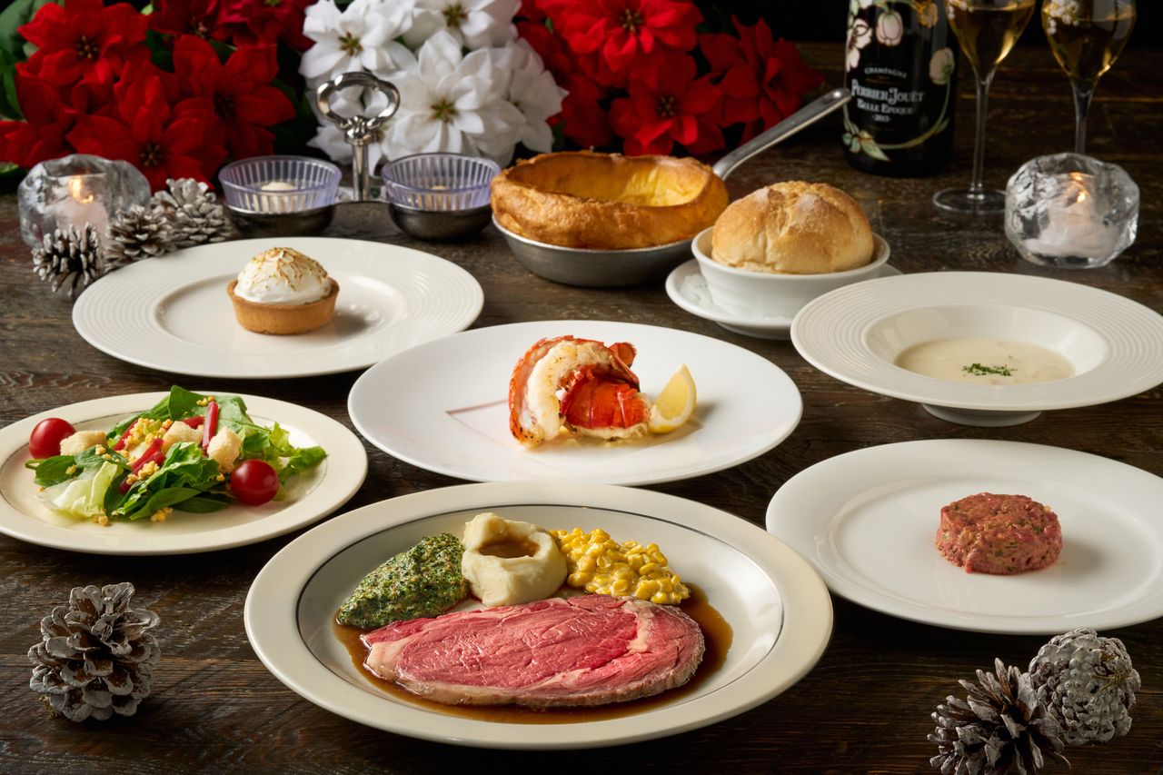 【Dinner・旬の食材を使用した限定コース】～メインにプライムリブ含む全6品～