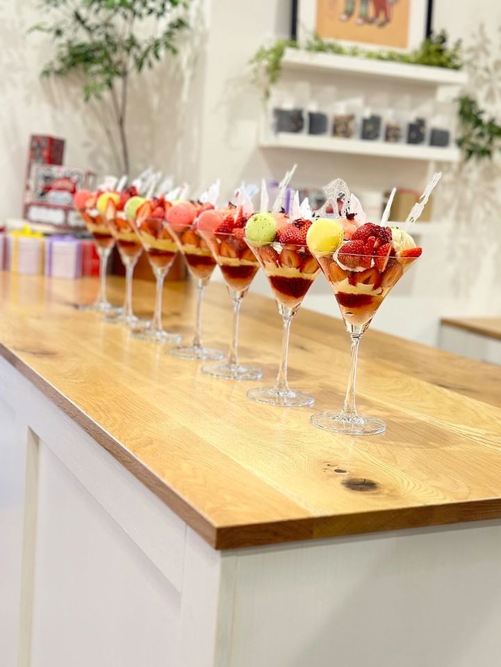 季節のデセールパフェ/いちごの会