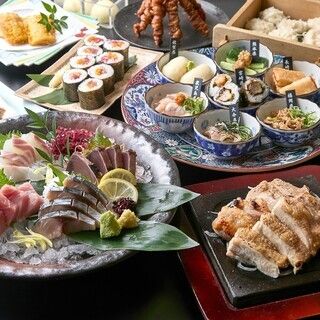 薩摩軍鶏溶岩焼きコース【2H飲み放題付】9品6,000円