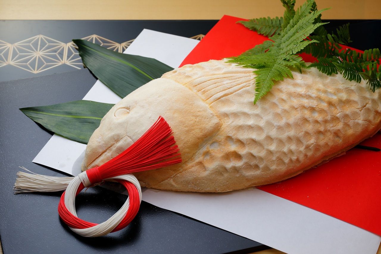 Whole sea bream grilled whole