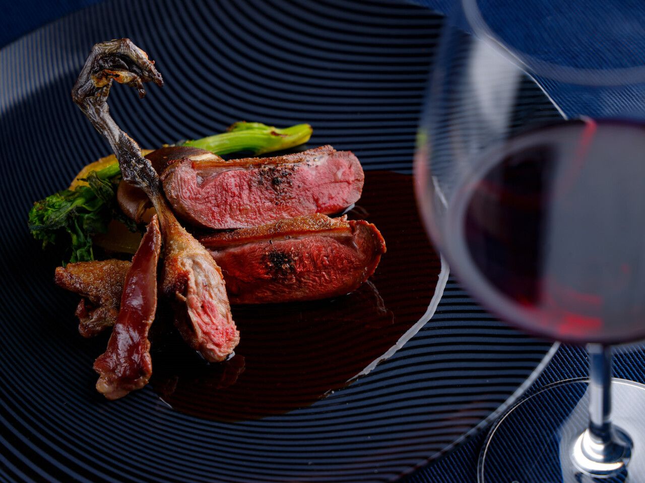 Menu Bambou - 8 dishes in total, including a choice of main course and after-meal snacks