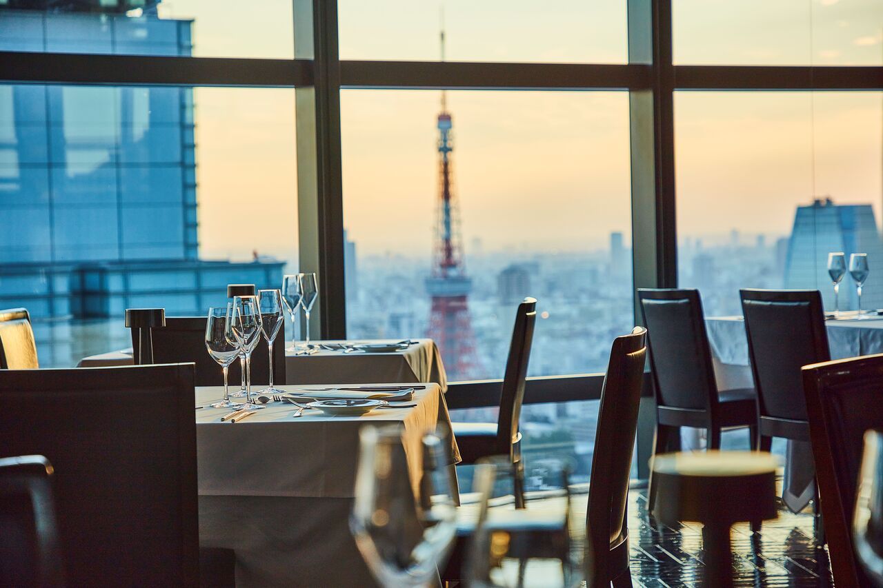 [Lunch] Rossini Lunch with a glass of sparkling wine (guaranteed Tokyo Tower window seat) from April 1st