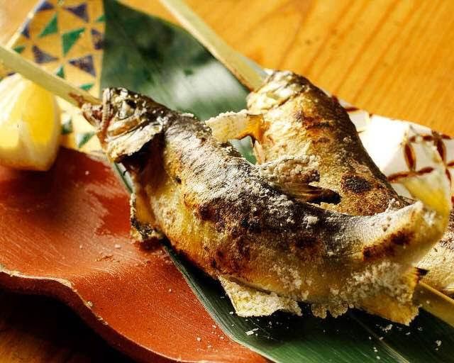  [Ginrei] 9 dishes in total, including 5 kinds of grilled fish (char, Shinshu beef, conger eel, etc.) and a 3 kinds of fresh fish platter.