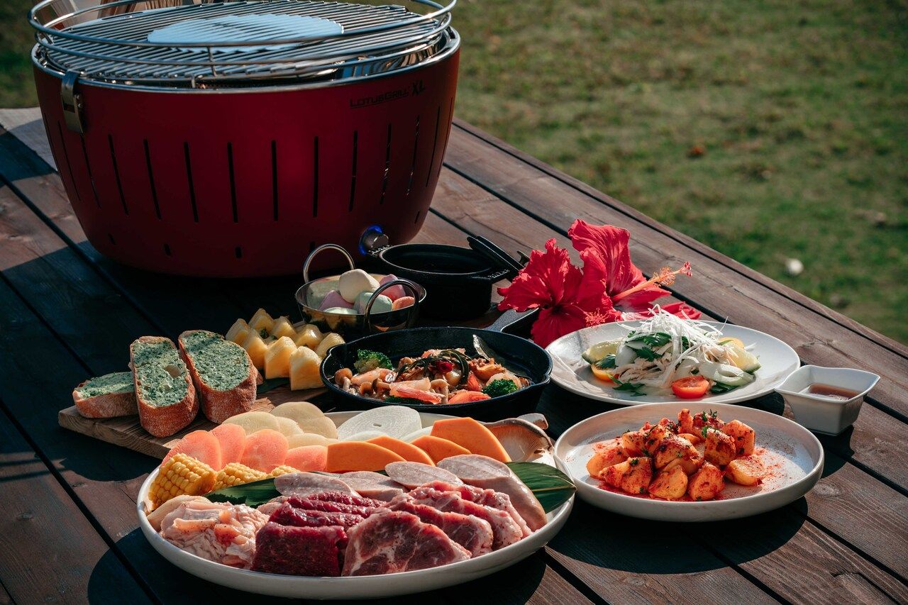 Family Garden BBQ Set (2 adults + 2 children)