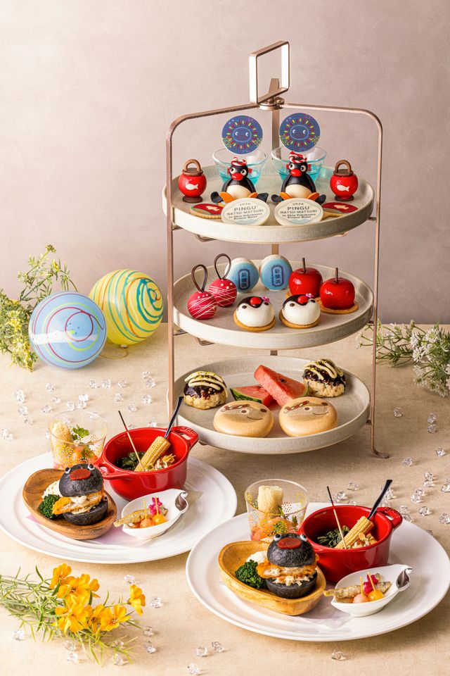 ★【平日/17:00来店/会員さま料金】『(2時間制）ピングーコラボレーションアフタヌーンティー￥7500(13％サービス料別）