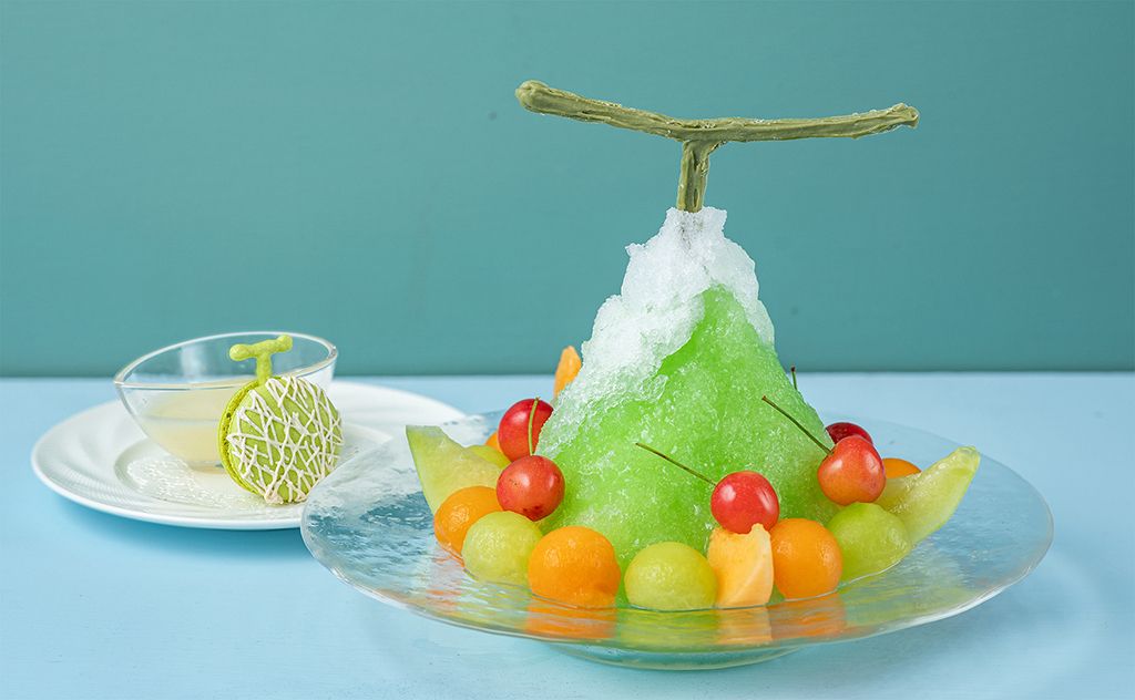 【Weekdays】 "Double Fruit Shaved Ice" [Single Item]（5/1～6/31）