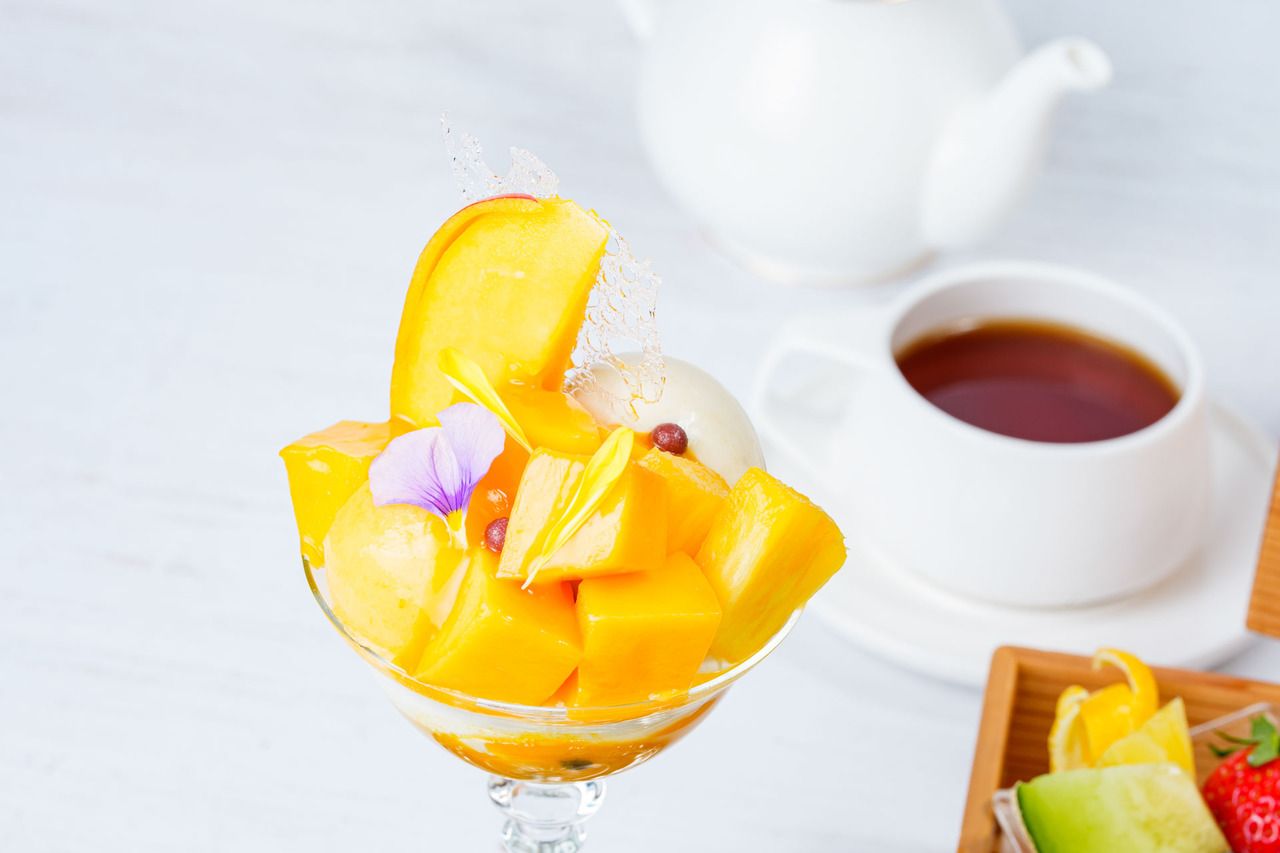 《4/29～5/6》【数量限定】宮崎マンゴーとアップルマンゴーのミニパフェ